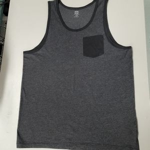 Old Navy Tank Top Men's Large Charcoal and Black